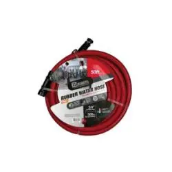Avawr-075-150Gh50 - 3/4 In X 50 Ft Rubber Water Hose, 150 Psi Pressure Rating 1