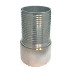 Cnsc-400Cr-Sp - 4 In Hose Barbed X 4 In Square Cut Steel Crimplok Combination Nipple 1