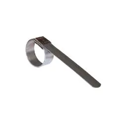 Cphl-10 - 2-1/2 In Galvanized Steel Double Wrapped Hose Clamp With Steel Buckle 1