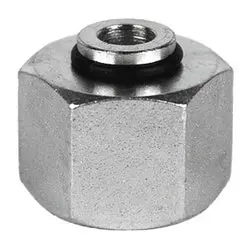 D0304-C-L10 - Steel Din Tube Cap, Female Metric Swivel Fitting For High-Pressure Applications 1