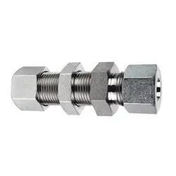 D2700-Ln-S12-S12 - 78 Mm Steel Bulkhead Union With S12 Metric Bite Type Connections 1