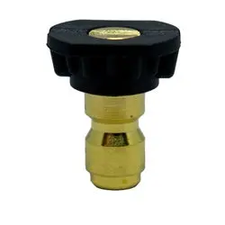 Dx256500 - 1/4 In Brass Quick Disconnect Detergent Nozzle, 600 Psi, 65° Spray Angle, 300°F 1