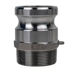 E-Cgf-075-Ss1 - 3/4 In Male Adapter X 3/4 In Male Npt Economy Type F Cam And Groove Adapter, 316 Stainless Steel 1