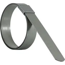 F3 - 13/16 In Galvanized Steel Heavy-Duty Preformed Clamp By Buchanan Rubber 1