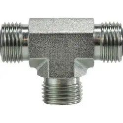 Fs26031616 - Steel Union Tee With Three 1-7/16" Male Orfs Ends, 6000 Psi Max Pressure 1