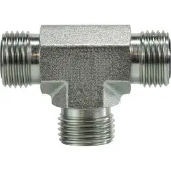 Fs26032424 - Steel Union Tee, 1-1/2 In Male O-Ring Face Seal, 3000 Psi, 375°F 1