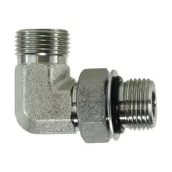 Fs68012424 - 90-Degree Steel Elbow Fitting, 1-1/2 In Face Seal X 1-1/2 In Male Orb 1