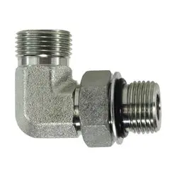 Fs680164 - 90-Degree Elbow Steel Fitting - 3/8 In Male Orfs X 1/4 In Male Orb 1