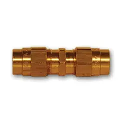 He62-6 - Brass Hose End Union - 3/8 In Barbed X 3/8 In Connection 1