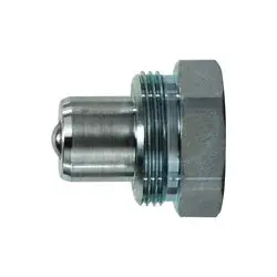 Kzeb38pf - 3/8 In Fnpt Hydraulic Jack Thread Lock Plug, 1.38 In Length, 4000 Psi Pressure 1
