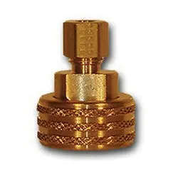 Lf125gh - 3/8 In Compression X 3/4 In Fght Swivel Elbow Fitting, Lead-Free Brass 1