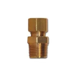 Lf68t-44 - 1/4 In Compression X 1/4 In Mnptf Lead-Free Brass Tank Connector 1