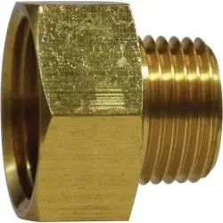 Lf85ght - 3/4 In Fht X 3/4 In Fpt Lead-Free Brass Rigid Adapter, 1.17 In Length 1
