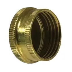 Lfhc-12W - 3/4 In Fht Lead-Free Brass Cap Fitting For Garden Hoses 1