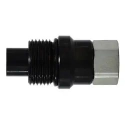 Lsqvep34pf - 3/4-In Female Npt Flat Face Thread Lock Steel Plug, 2.13 In Diameter X 4.49 In Length 1