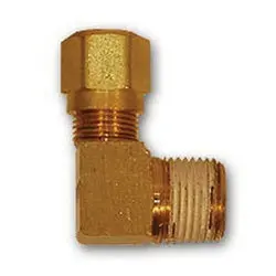 Nt69-64Vs - 90° Brass Elbow Fitting, 3/8 In X 1/4 In, Suitable For Sae J844 Type A/B Nt Nylon Tubing 1