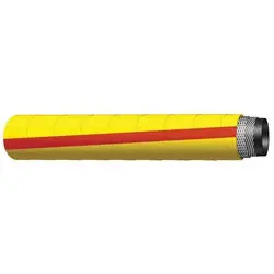 Sfy-075-50 - 1-1/4 In X 50 Ft Steelflex Air Hose, 3/4 In Id, 800 Psi, Rubber, Yellow 1