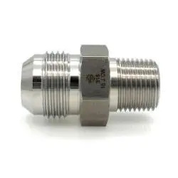 Ss2404-12-12 - 3/4-In Male Jic To 3/4-In Male Nptf Stainless Steel Adapter 1