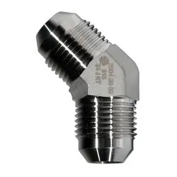 Ss2504-08-08 - 45-Degree Elbow Stainless Steel Adapter, 1/2-In Male Jic Connections 1