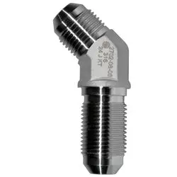 Ss2702-16-16 - 1-In Male Jic X 1-In Male Jic 316 Stainless Steel 45-Degree Elbow Fitting 1