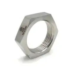 Ss306-04 - 1/4 In Jic Stainless Steel Bulkhead Nut, 11/16 In Hex, 0.279 In Length, 5000 Psi 1