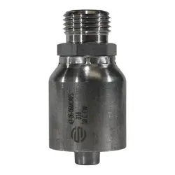 Ss43-06-06Morfs - 3/8-In Hose X 3/8-In Male O-Ring Face Seal Adapter - 316 Stainless Steel 1