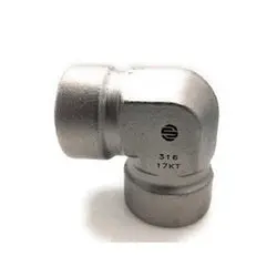 Ss5504-08-08 - 90-Degree Elbow Fitting - 1/2 In Fnpt X 1/2 In Fnpt, 316 Stainless Steel, 4900 Psi Rating 1