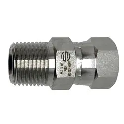 Ss6505-16-16 - 1-In Male Nptf X 1-In Female Jic Swivel Adapter, 316 Stainless Steel, 3.055 In Long 1