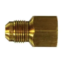 U3-4C - 1/4 In Sae 45° Male Flared To 3/8 In Fnptf Brass Adapter 1