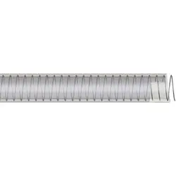 Wire-150 - 1-1/2 In X 100 Ft Clear Pvc Food Hose, 85 Psi With Reinforced Spring Steel Wire Helix 1