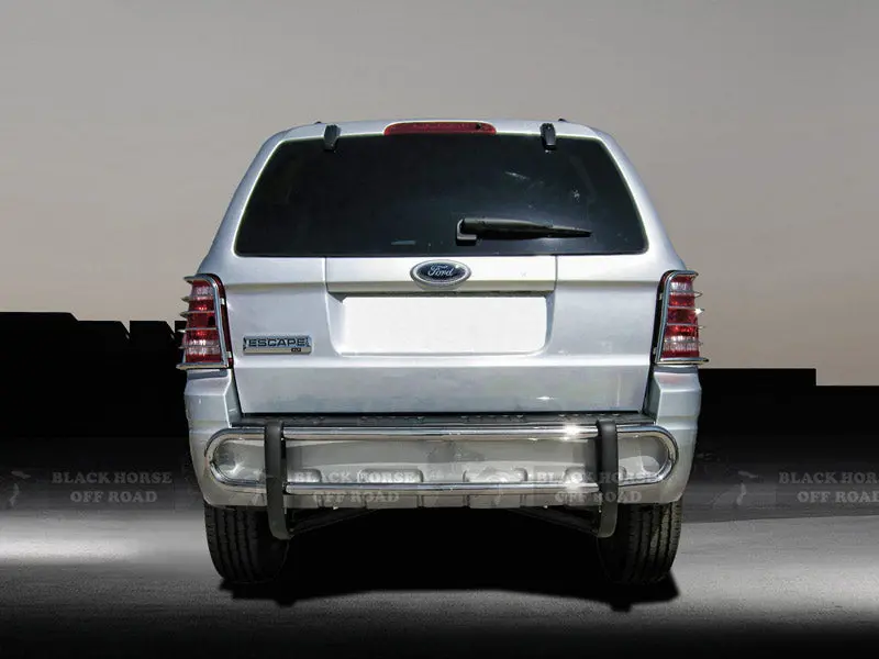Black Horse Off Road 8D071116Ss Stainless Steel Double-Tube Exhaust Tip — Polished Finish 1