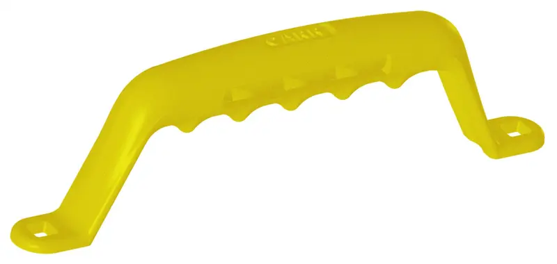 Carr 200037 10-Inch Xp7 Safety Yellow Grab Handle – Bolt-On Cast Aluminum Design 1