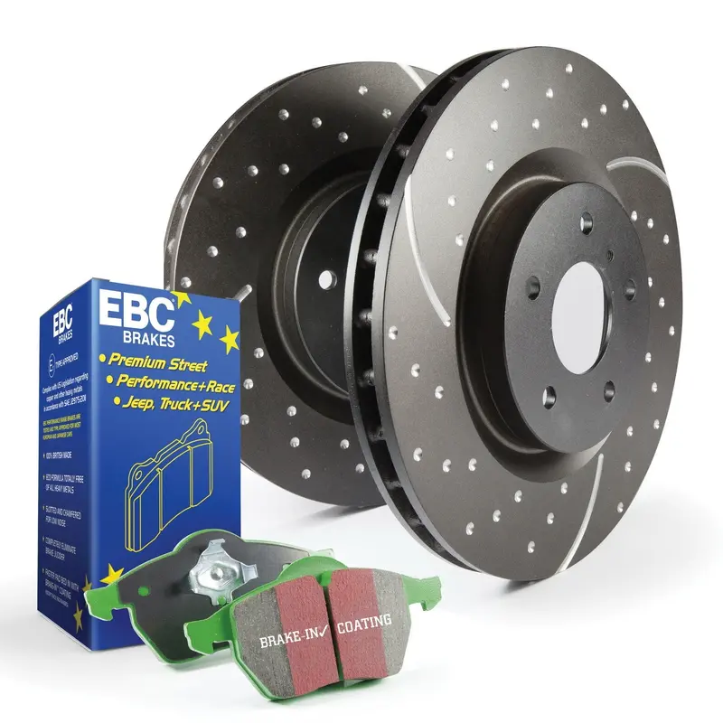 Ebc Brakes S10Kf1537 S10 Kits Greenstuff 2000 And Gd Rotors 1