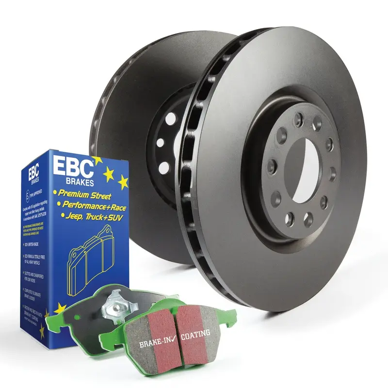 Ebc S14 Greenstuff Brake Kit – Paired With Rk-Series Rotors For Mid-Size Suv Applications (S14Kf1348) 1