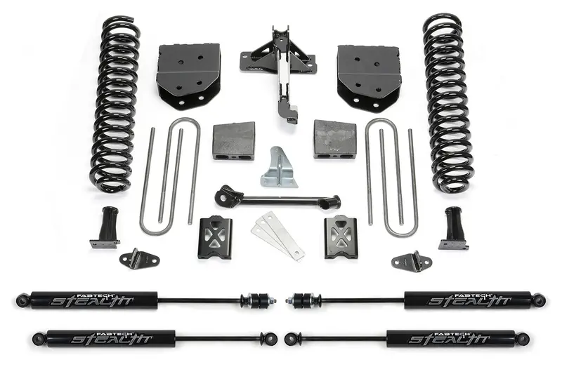 Fabtech Basic Lift Kit With Shocks – 2- To 3-Inch Suspension Upgrade, Part #K2010M 1
