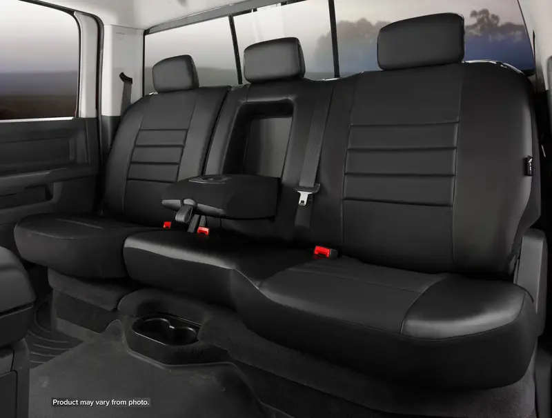 Fia Leatherlite Seat Covers – Sl67-62 Black/Black Custom Fit 1
