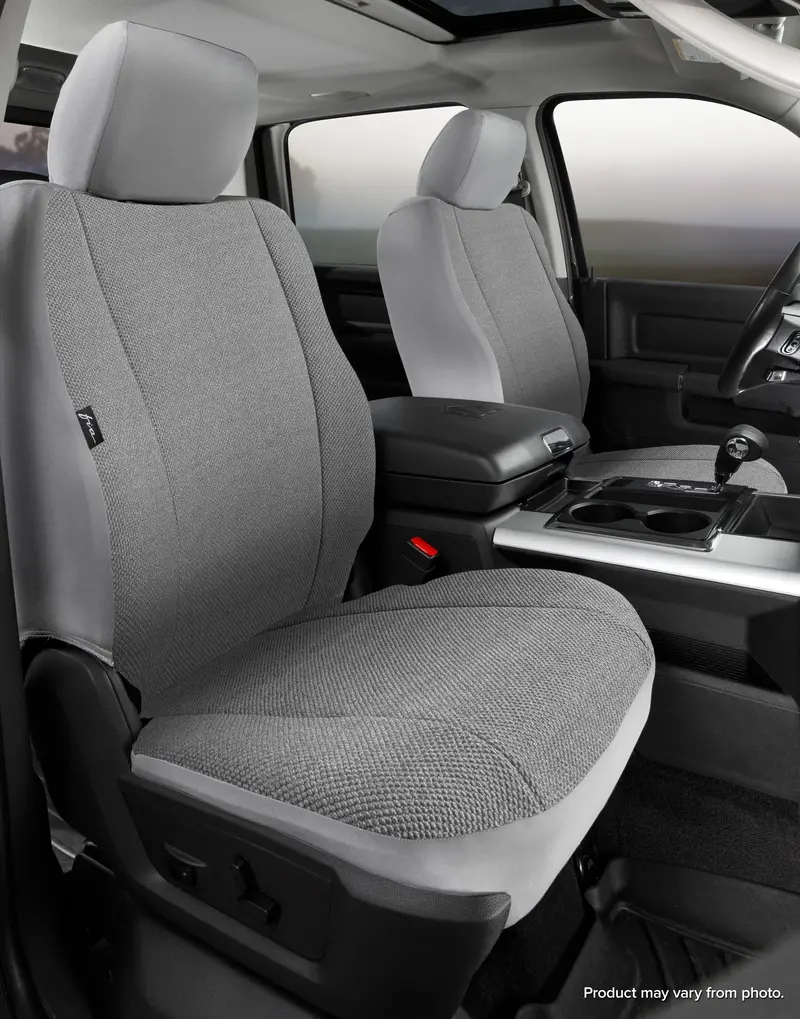 Fia Trs49-55 Gray Wrangler Solid Seat Covers – Durable Fabric Fit 1