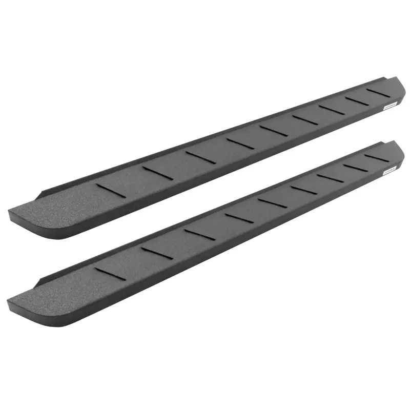 Go Rhino 63441687T Rb10 Running Boards With Mounting Brackets Kit - Bedliner Coating - Crew Max 1