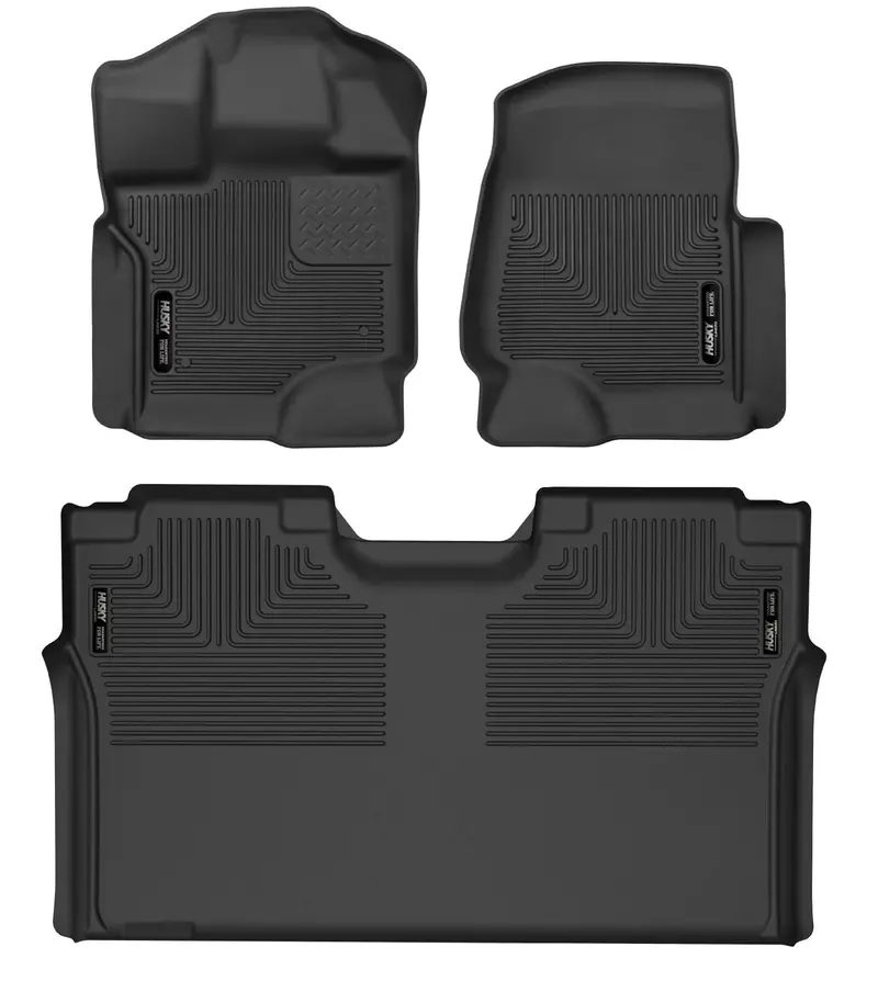 Husky Liners 53498 Custom-Fit Front And Second-Row Floor Liners 1