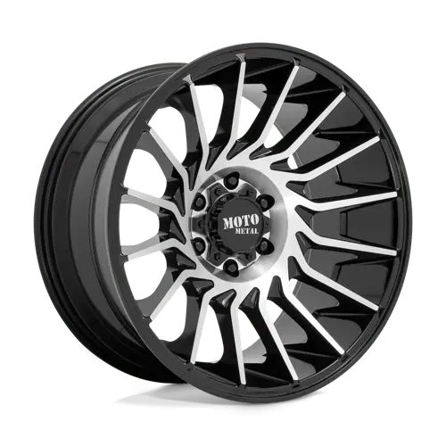 Moto Metal Mo807 22×12 Inch Black Machined Wheel – 5×5.0" Bolt Pattern, -44Mm Offset 1