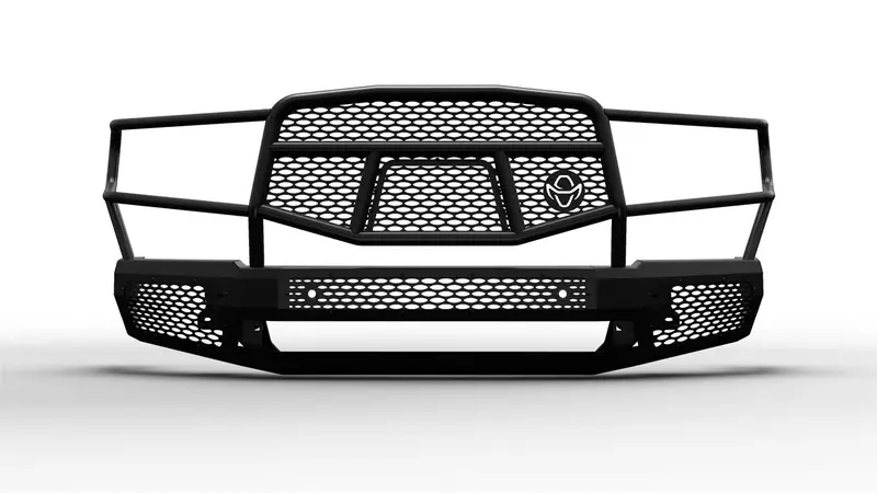 Ranch Hand Midnight Series Front Bumper – Heavy-Duty Steel, Mfd19Hbm1 Model 1