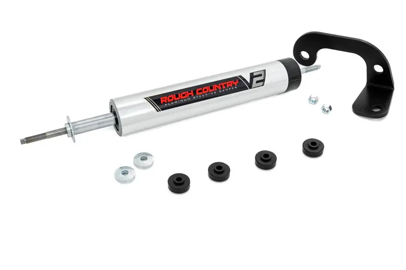 Rough Country V2 Steering Stabilizer For 1988–2000 Chevy C/K2500 & C/K3500 (8-Lug Only) 1