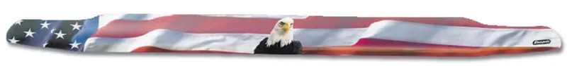 Stampede Vigilante Premium Hood Protector – American Flag & Eagle Design 1