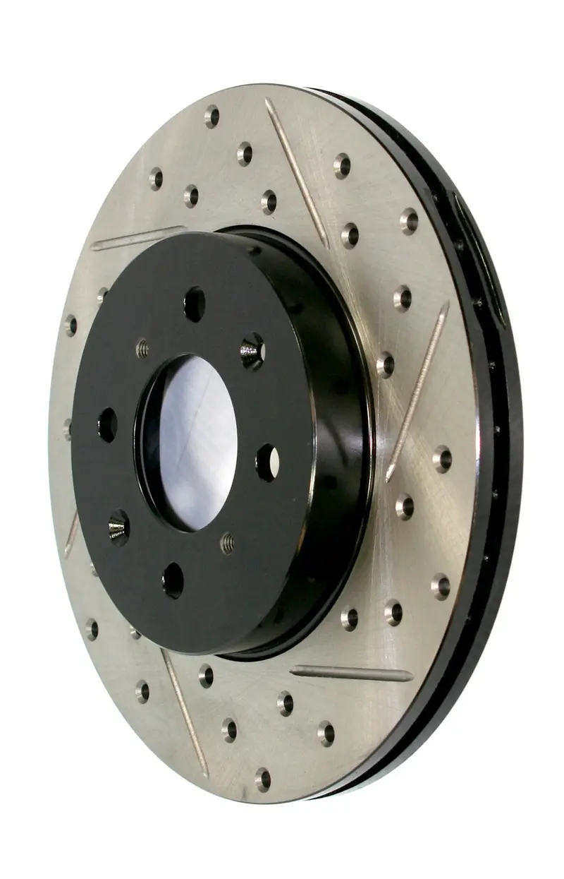 Stoptech Sport Cryo-Treated Front Right Brake Rotor – Drilled & Slotted (Model 127.67022Cr) 1
