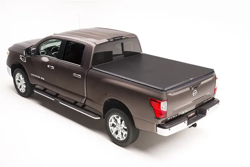 Truxport-16-22 Soft Roll-Up Tonneau Cover For 2016–2022 Nissan Titan & Titan Xd (6'6" Bed, No Utili-Track) 1