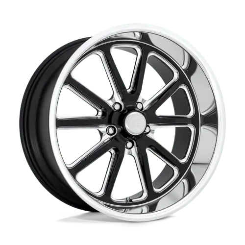 Us Mag U117 Forged Aluminum Wheel – 20X8 Inch, 5X5.0 Bolt Pattern, Gloss Black With Machined Lip (U11720807345) 1