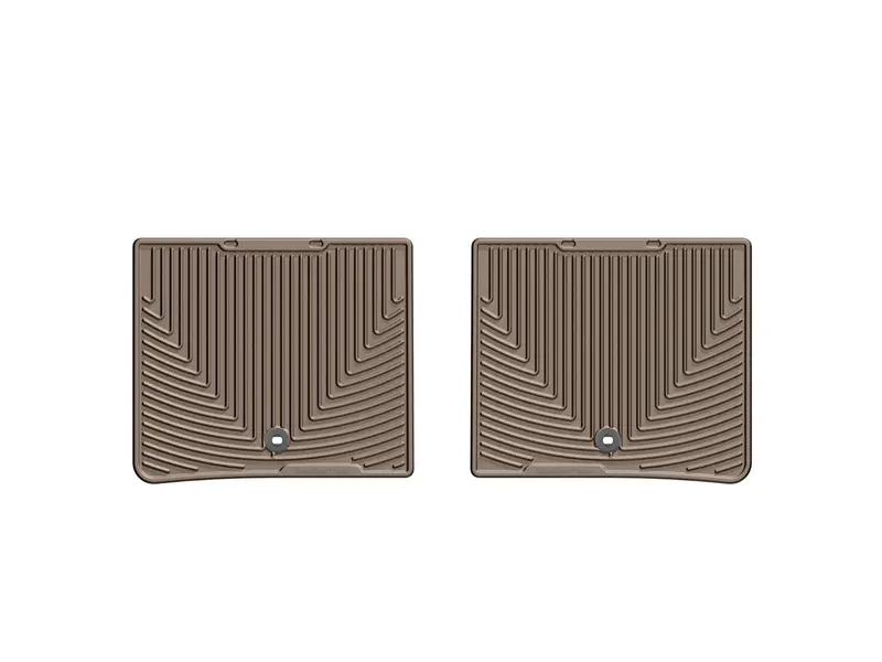 Weathertech All-Weather Floor Mats – Tan, Rear Seat Set 1